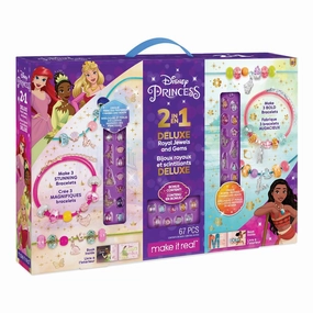 Make it Real 2 in 1 Disney Princess and Moana Royal Jewels and Gems