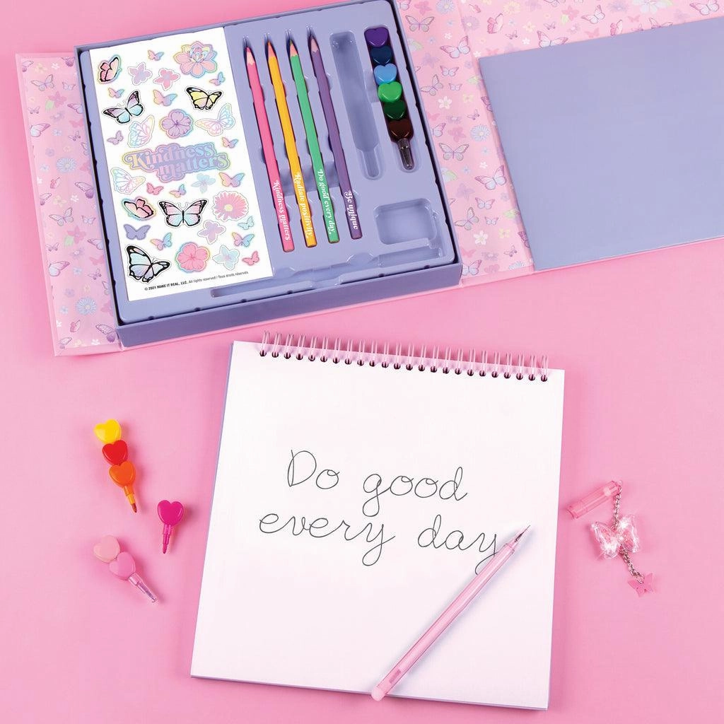 Make it Real 3C4G Butterfly Sketchbook & Drawing Set