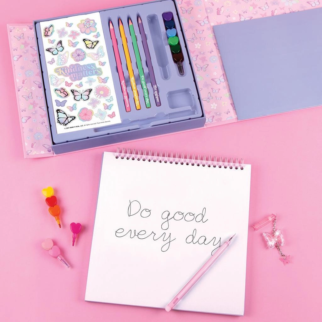 Make it Real 3C4G Butterfly Sketchbook & Drawing Set