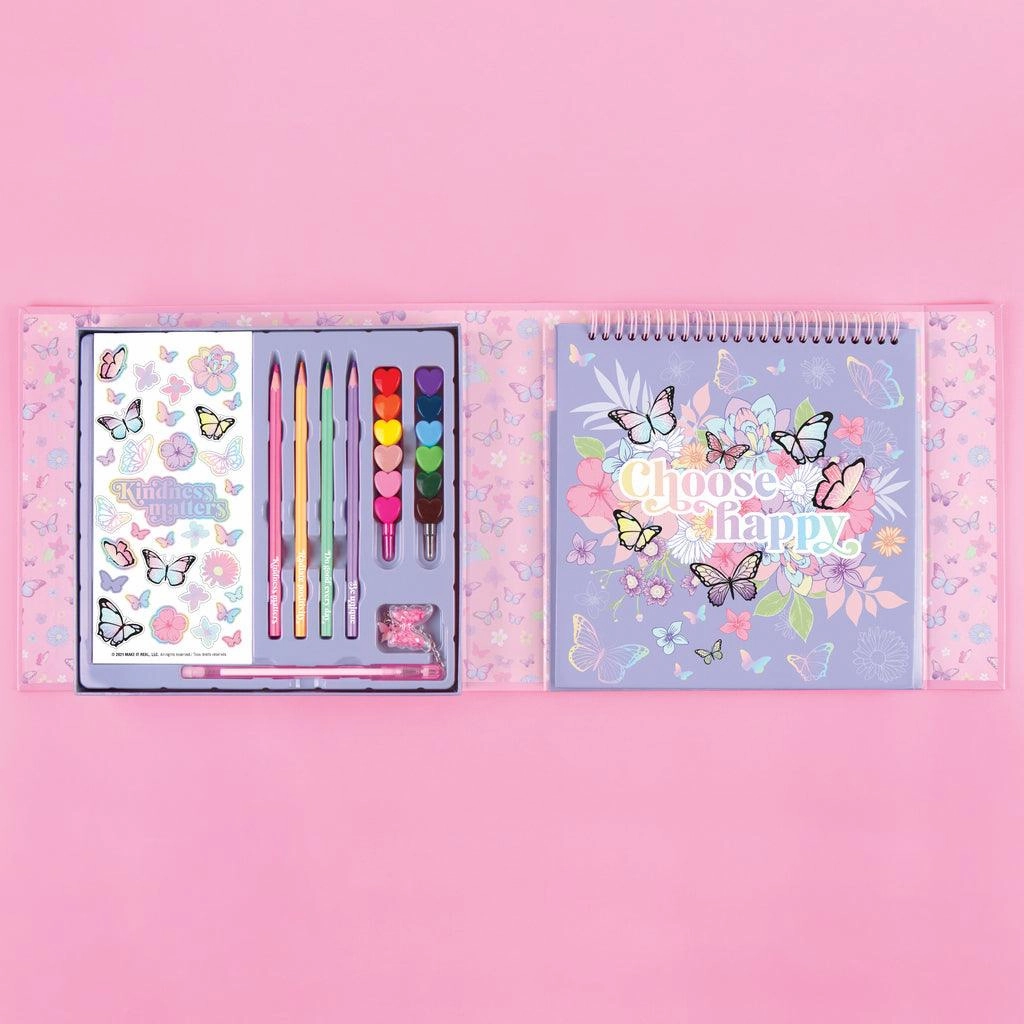 Make it Real 3C4G Butterfly Sketchbook & Drawing Set