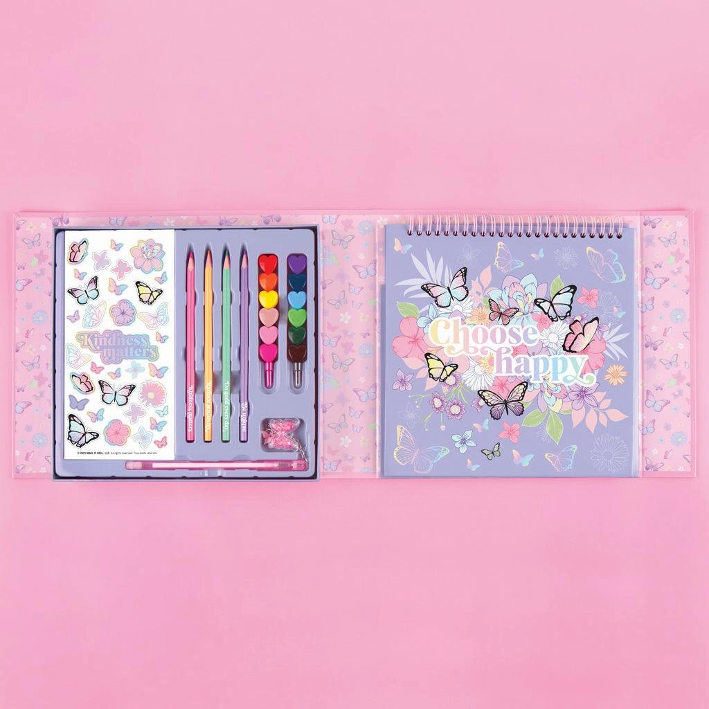 Make it Real 3C4G Butterfly Sketchbook & Drawing Set