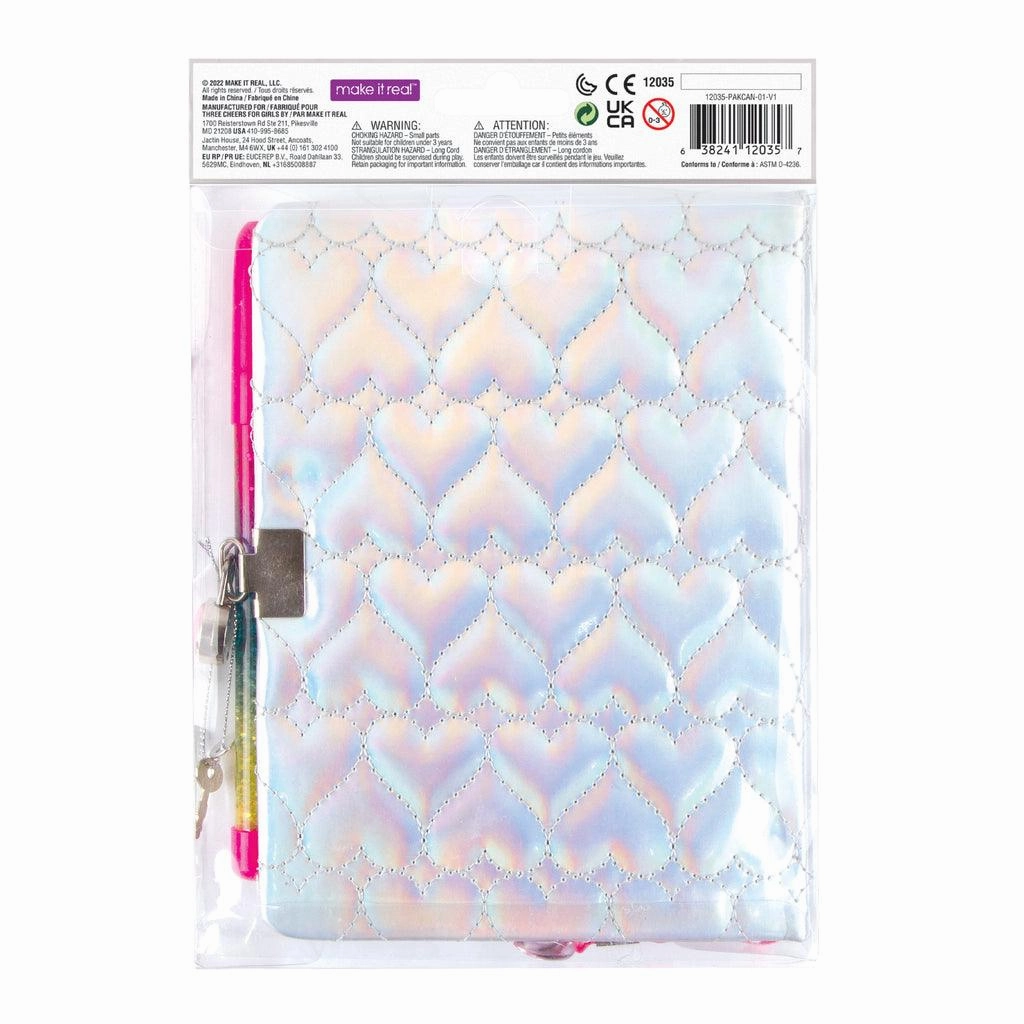 Make it Real 3C4G Quilted Locking Journal & Pen