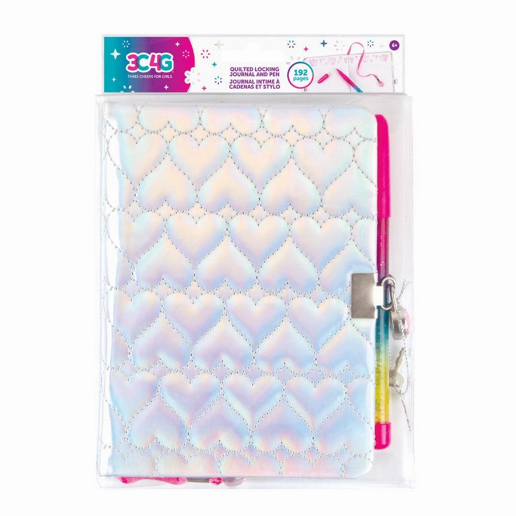 Make it Real 3C4G Quilted Locking Journal & Pen