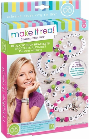 Make it Real Block 'n Rock Jewellery Charm Bracelets Making Kit