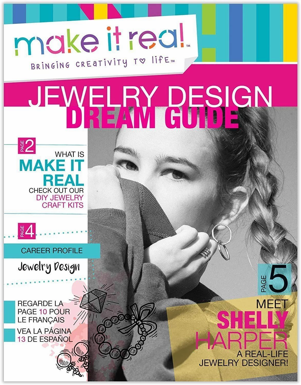Make it Real Block 'n Rock Jewellery Charm Bracelets Making Kit