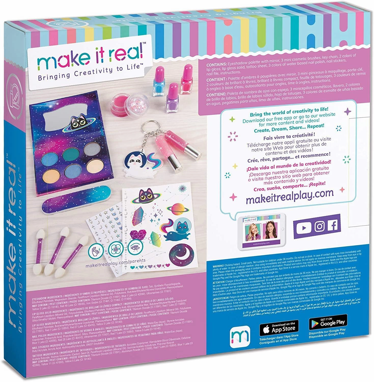 Make It Real Girl-on-The-Go Cosmetic Set