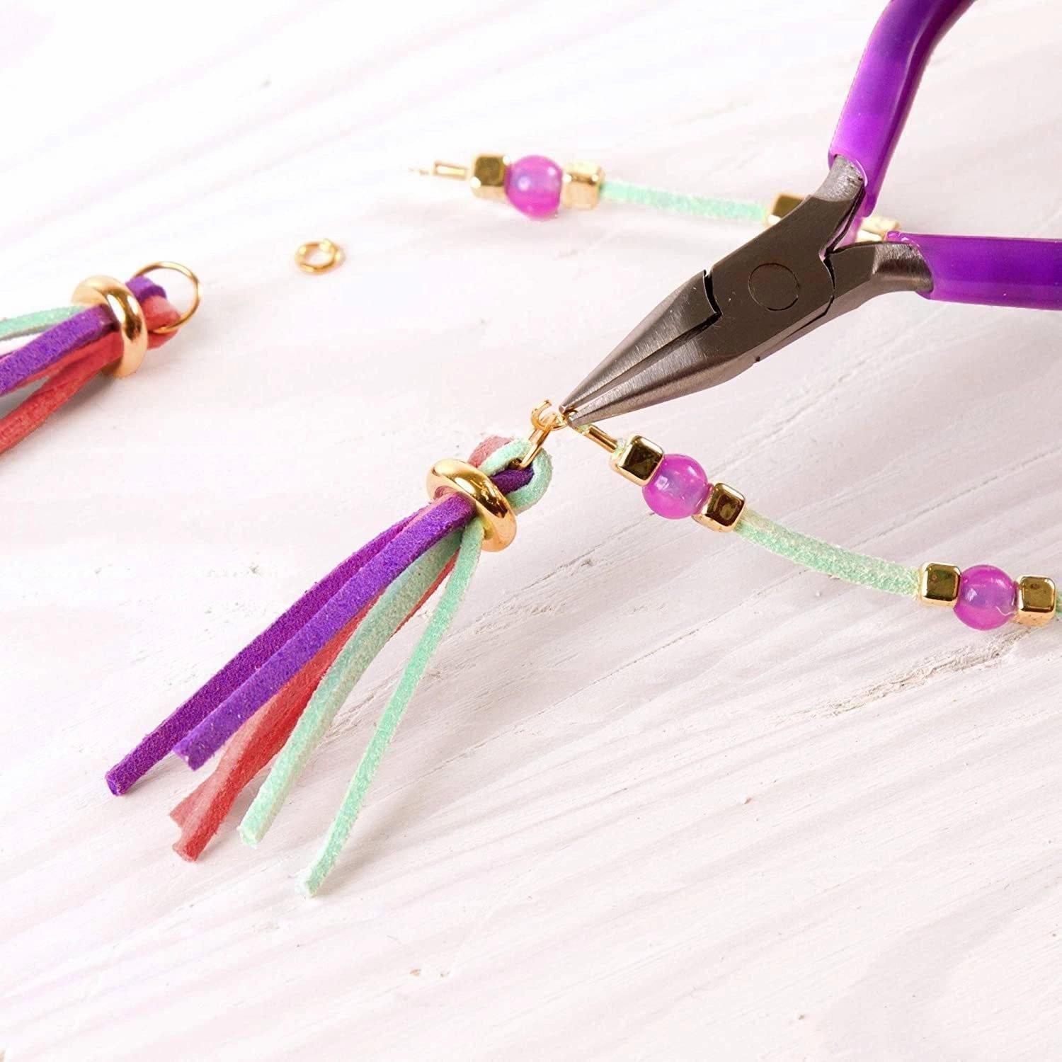 Make it Real Gold Link Jewellery Suede Bracelet & Choker Making Kit