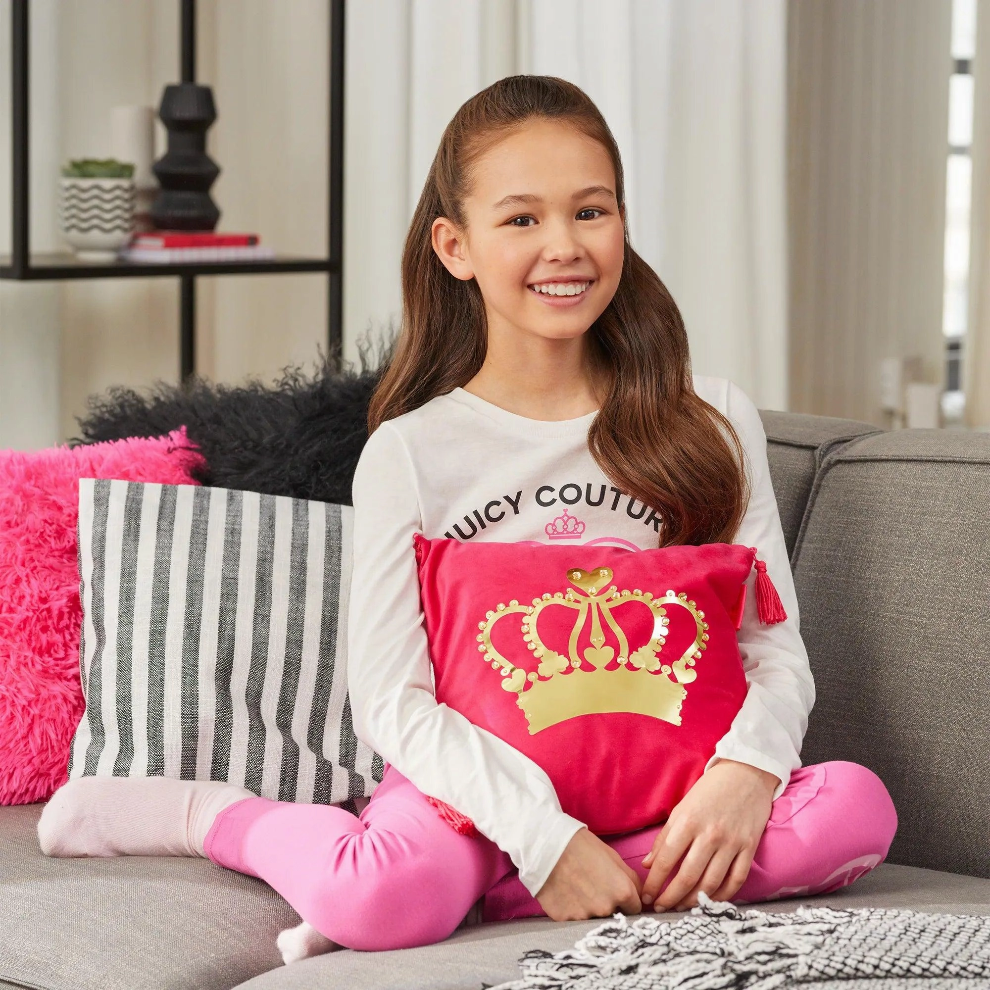 Make it Real Juicy Couture DIY Lux Pillow
