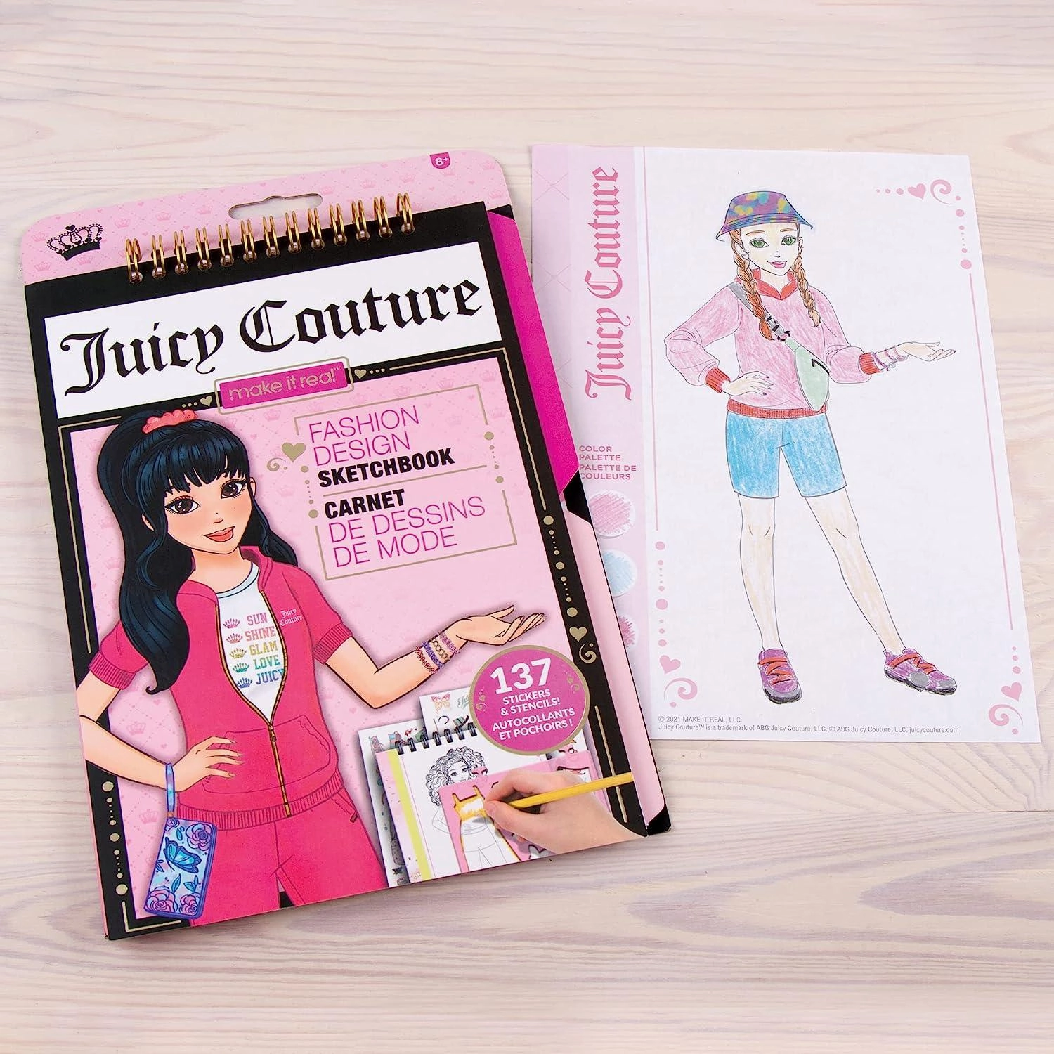 Make it Real Juicy Couture Fashion Sketchbook