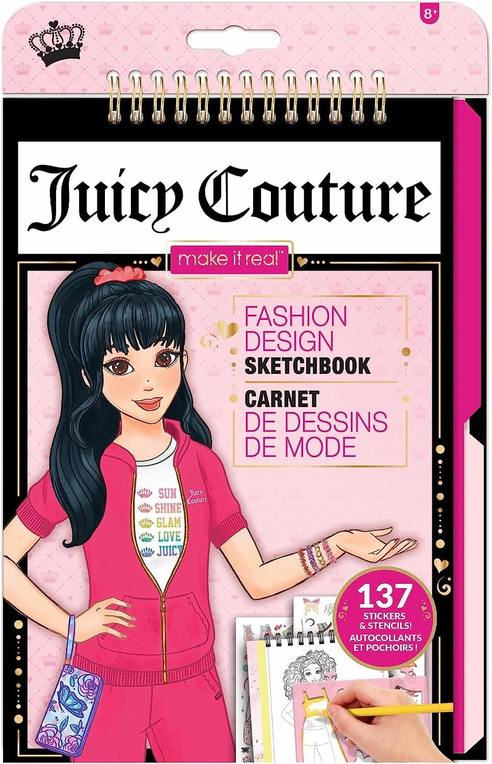 Make it Real Juicy Couture Fashion Sketchbook
