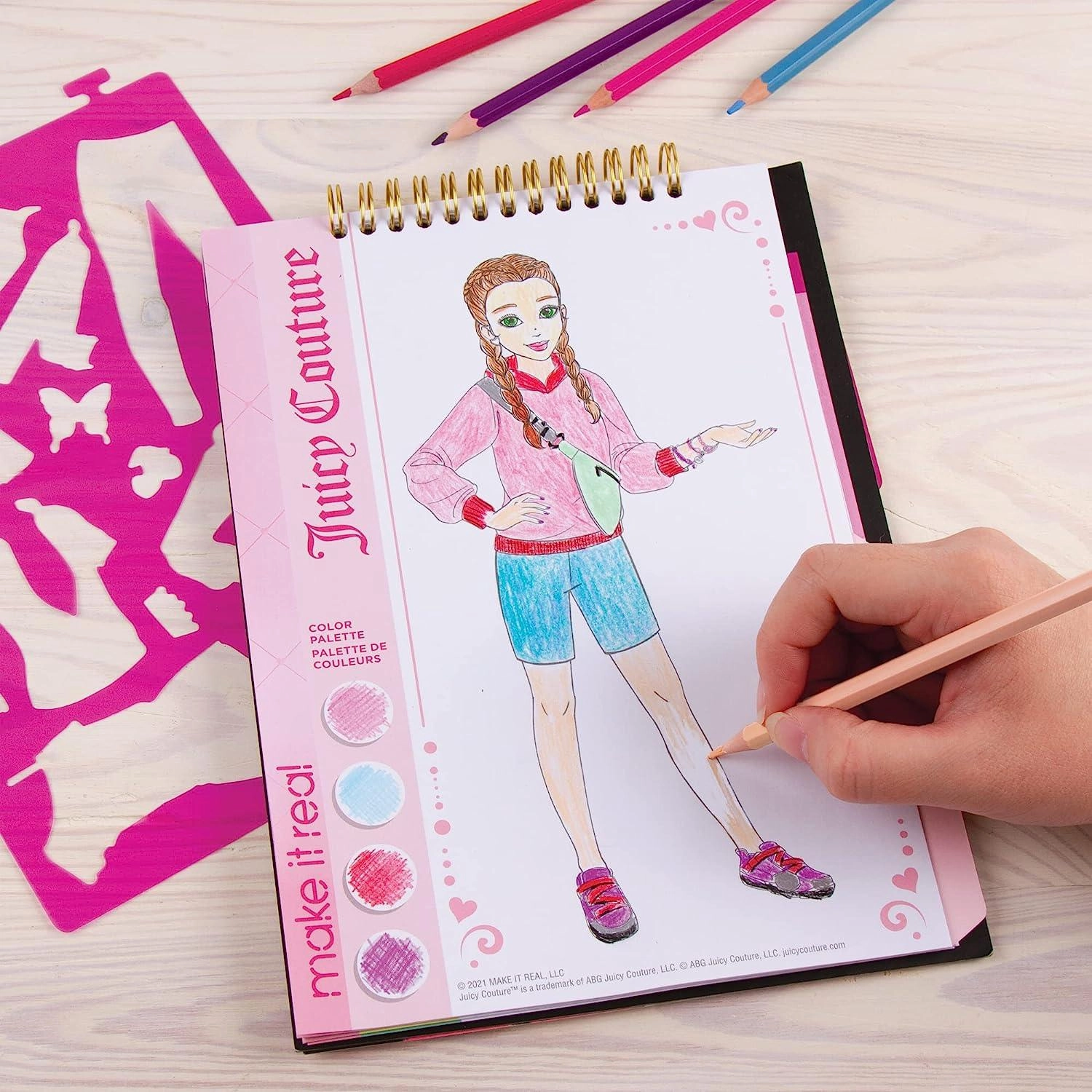 Make it Real Juicy Couture Fashion Sketchbook