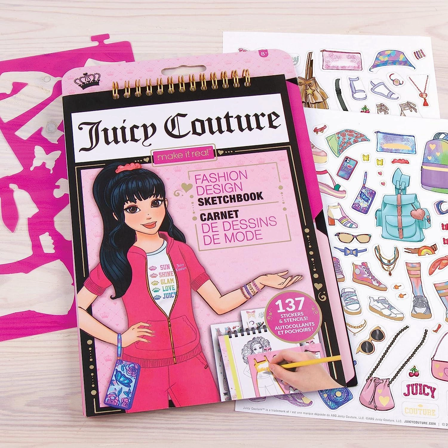 Make it Real Juicy Couture Fashion Sketchbook