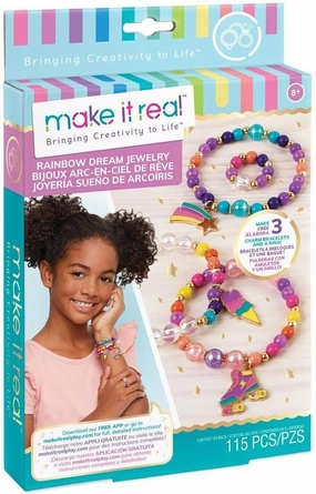 Make it Real Rainbow Dream Jewellery DIY Charm Bracelet Making Kit