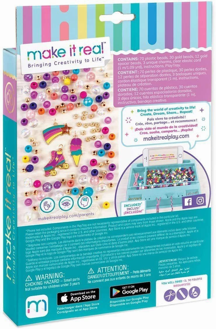 Make it Real Rainbow Dream Jewellery DIY Charm Bracelet Making Kit