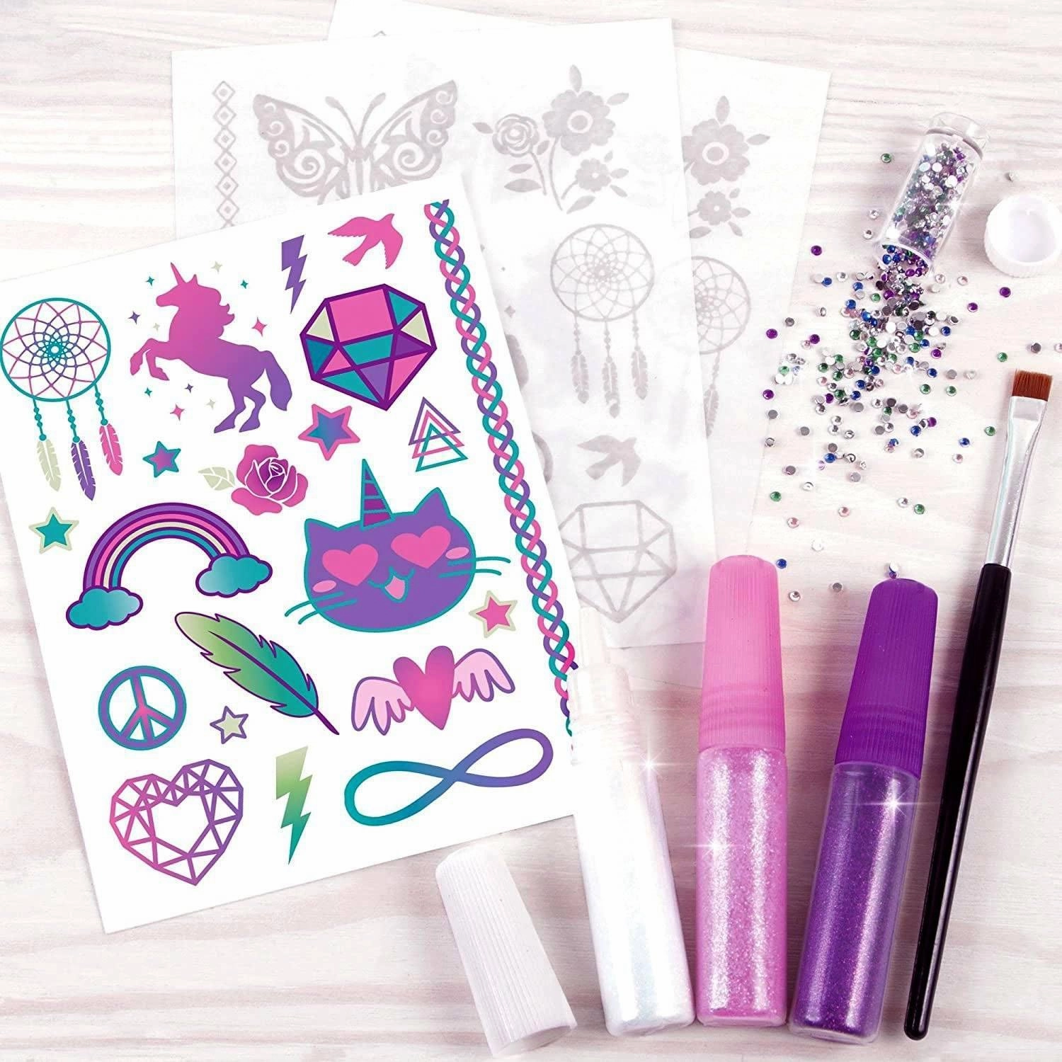 Make It Real Shimmer Tattoos - Temporary Tattoos For Girls