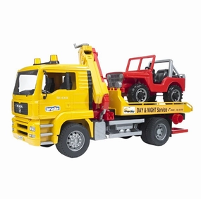 Man TGA Breakdown Tow Truck w/ Cross Country Vehicle