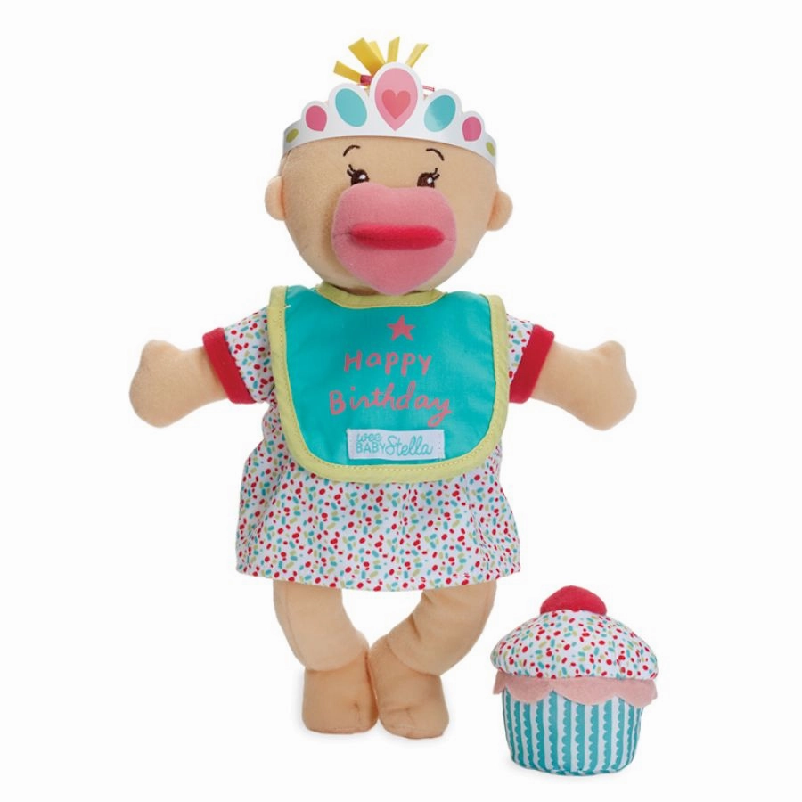 Manhattan Toy  - Wee Baby Stella Sweet Scents Birthday Soft Doll Set