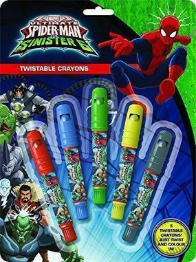 Marvel Ultimate Spiderman SPTWS Twistable Crayons