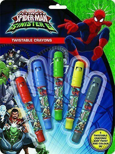 Marvel Ultimate Spiderman SPTWS Twistable Crayons