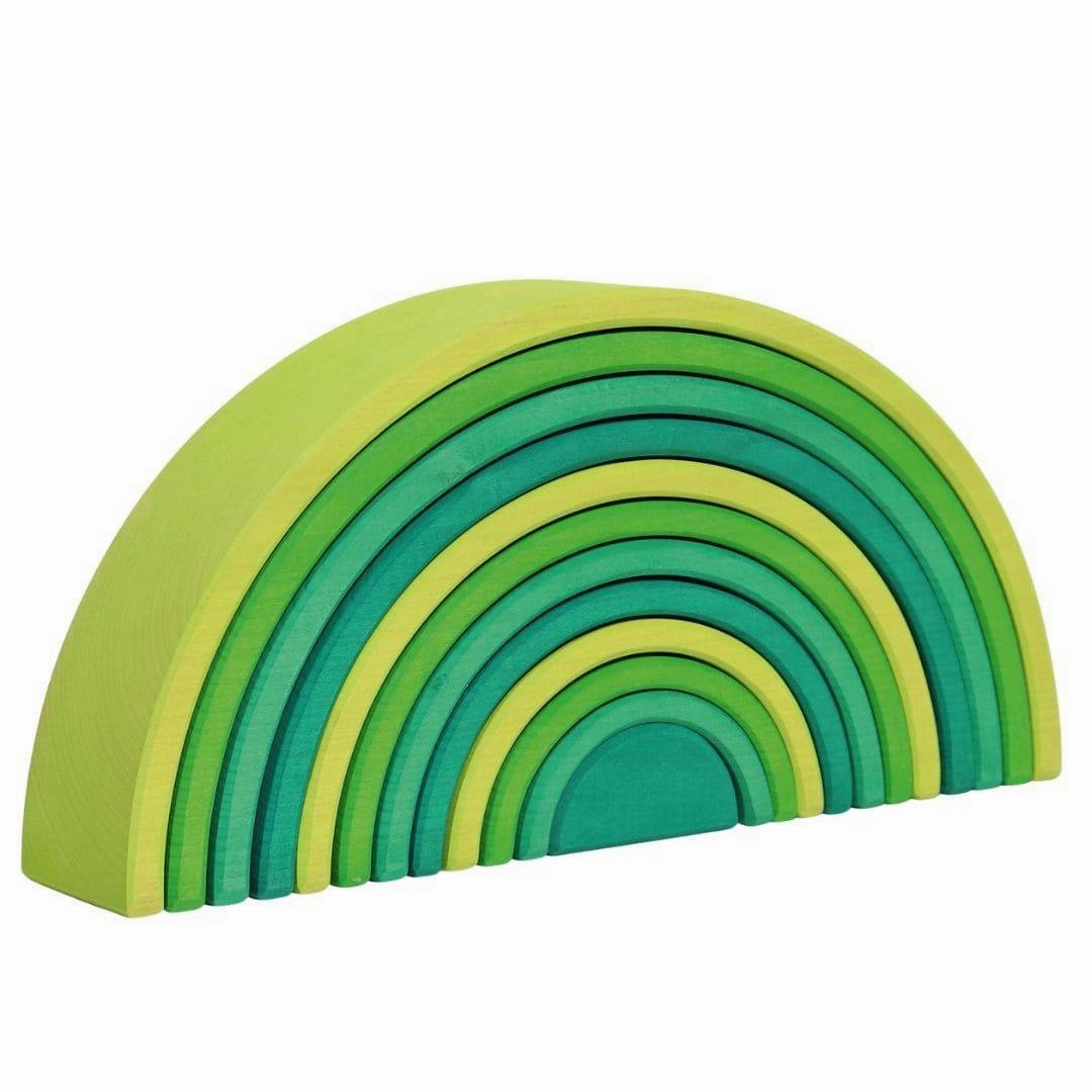 Meadow Green Wooden Rainbow Tunnel