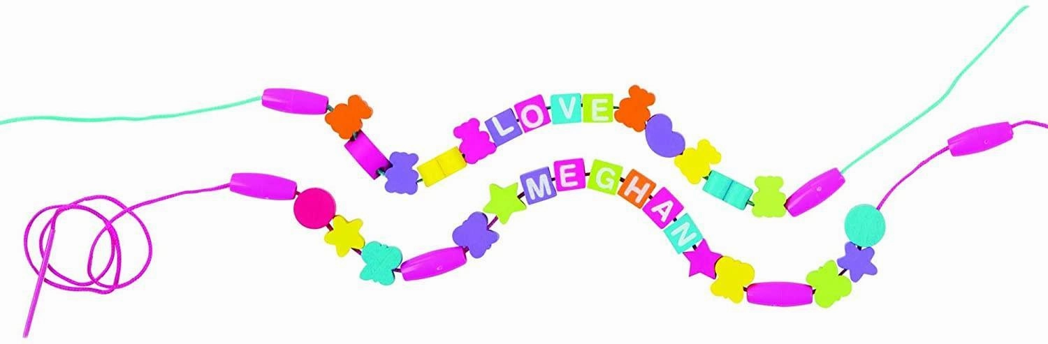 Melissa & Doug 13774 Created by Me! Alphabet Beads Wooden Bead Kit
