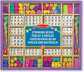 Melissa & Doug 13774 Created by Me! Alphabet Beads Wooden Bead Kit
