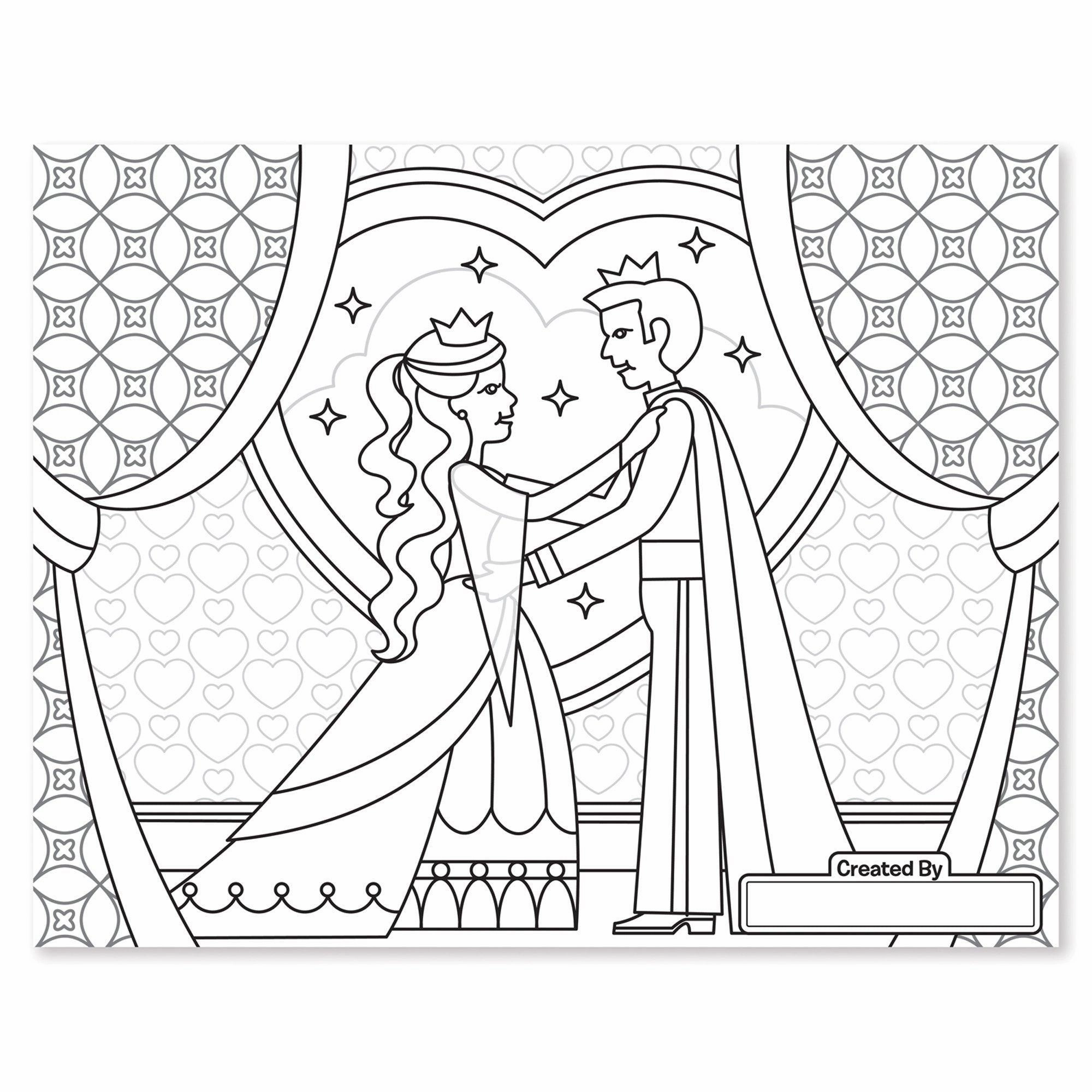 Melissa & Doug 14263 Jumbo Colouring Pad - Princess & Fairy