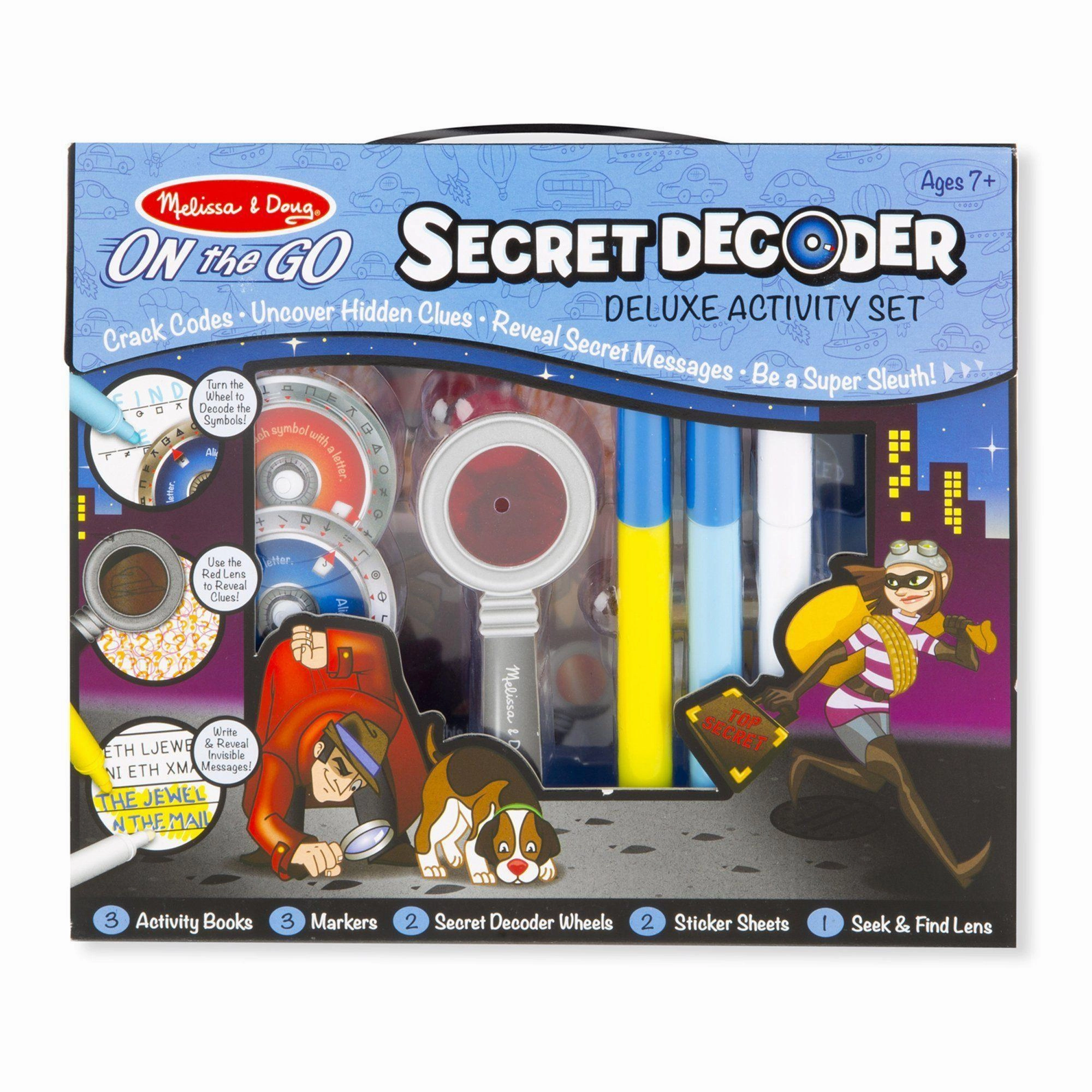 Melissa & Doug 15238 Secret Decoder Deluxe Activity Set - On the Go