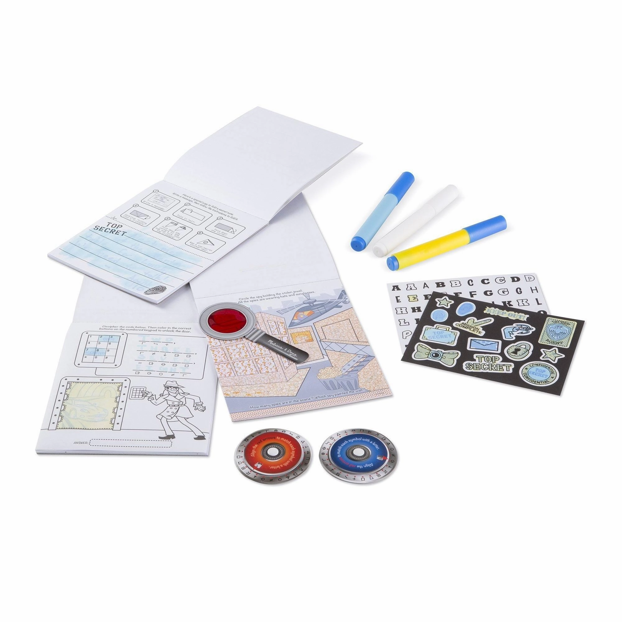 Melissa & Doug 15238 Secret Decoder Deluxe Activity Set - On the Go