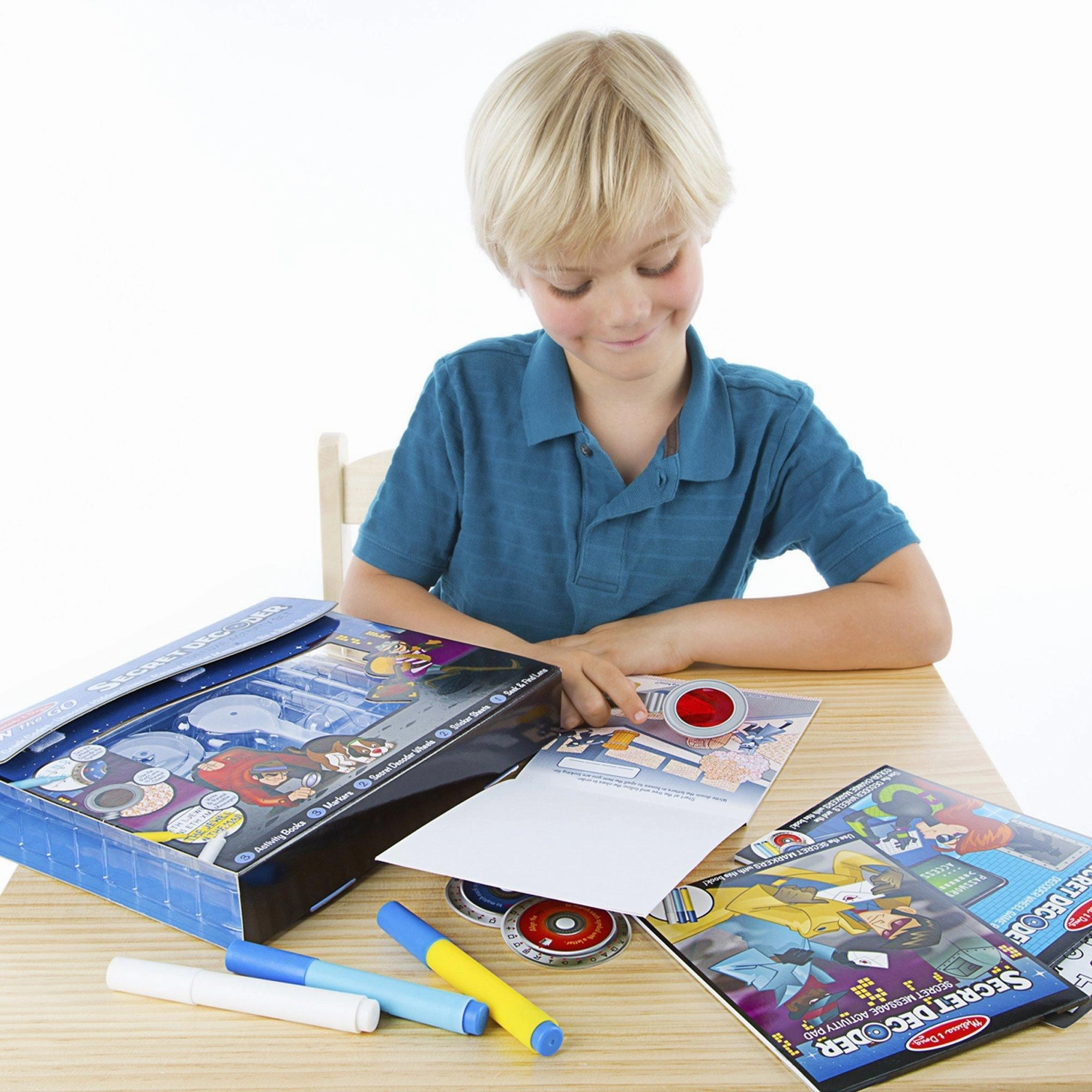 Melissa & Doug 15238 Secret Decoder Deluxe Activity Set - On the Go