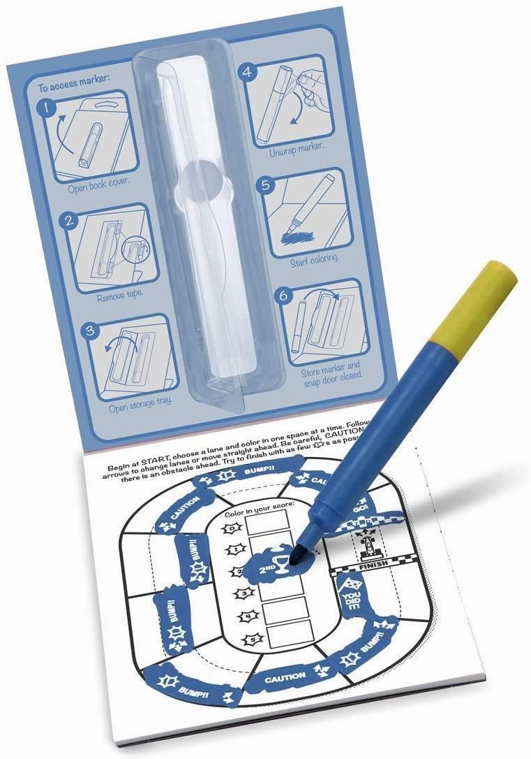 Melissa & Doug 15286 Surprise Ink, On The Go - Vehicles Game Book