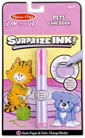 Melissa & Doug 15287 Surprise Ink, On The Go - Pets Game Book