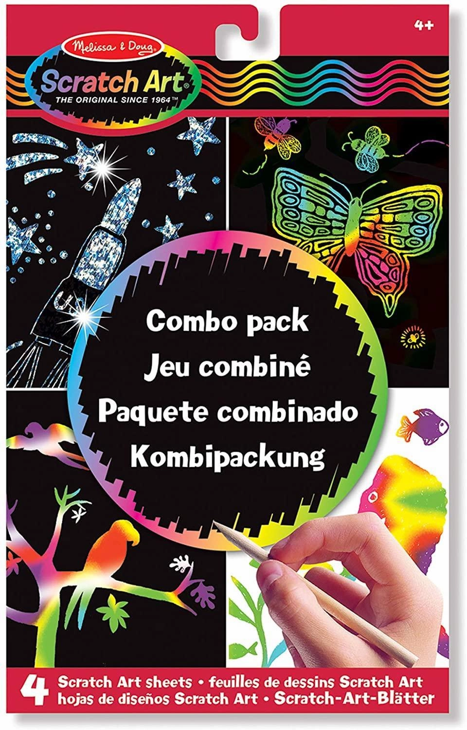 Melissa & Doug 15804 Scratch Art Combo Pack