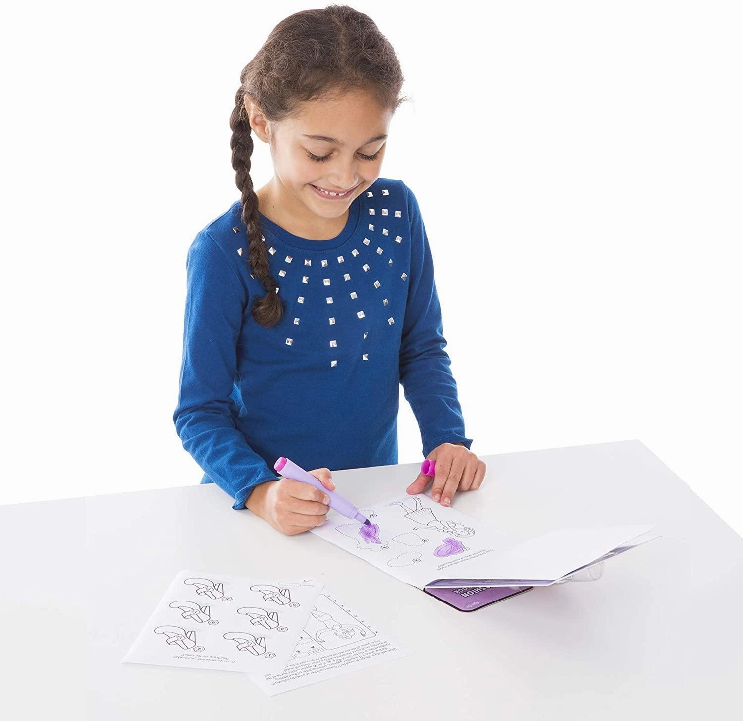 Melissa & Doug 17988 Surprise Ink, On The Go - Fashion Travel Game Book