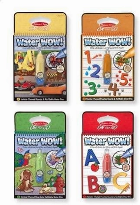 Melissa & Doug 17989 Assortment Water Wow! On the Go Travel Activity Book