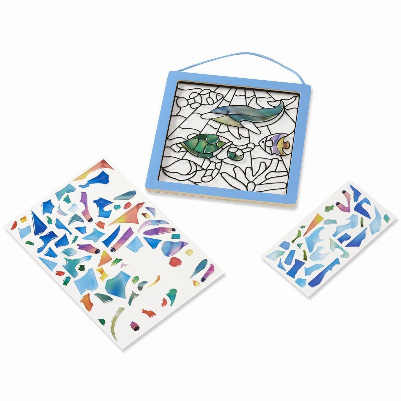 Melissa & Doug 18582 Stained Glass Made Easy Ocean Activity Set