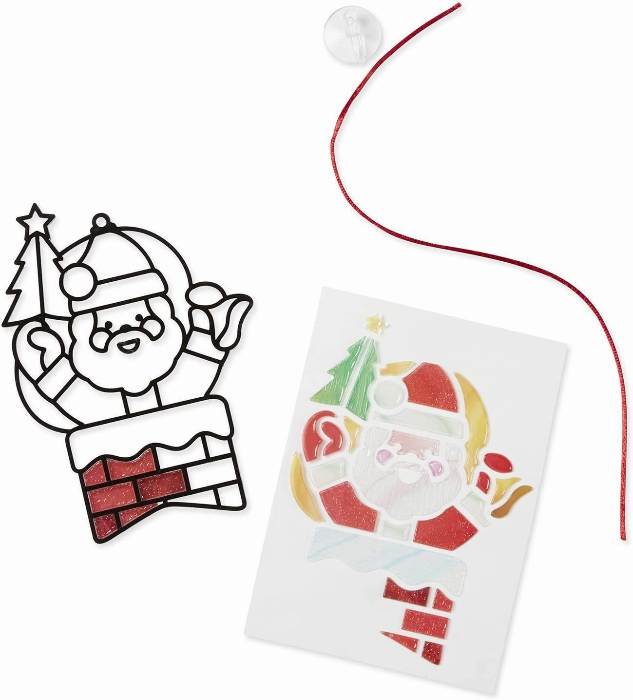 Melissa & Doug 18584 Stained Glass Made Easy - Santa Claus