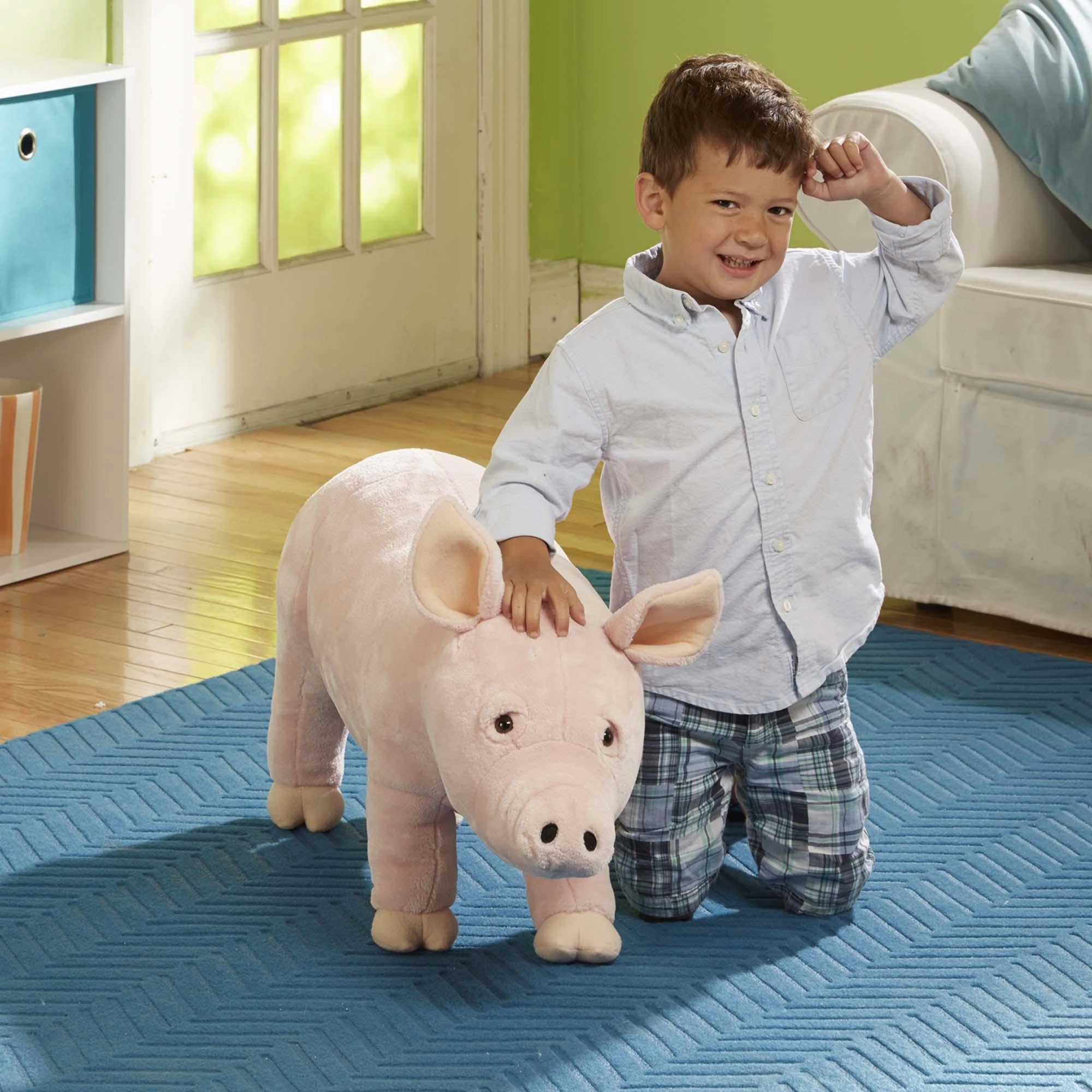 Melissa & Doug 18833 Pig Lifelike Stuffed Animal