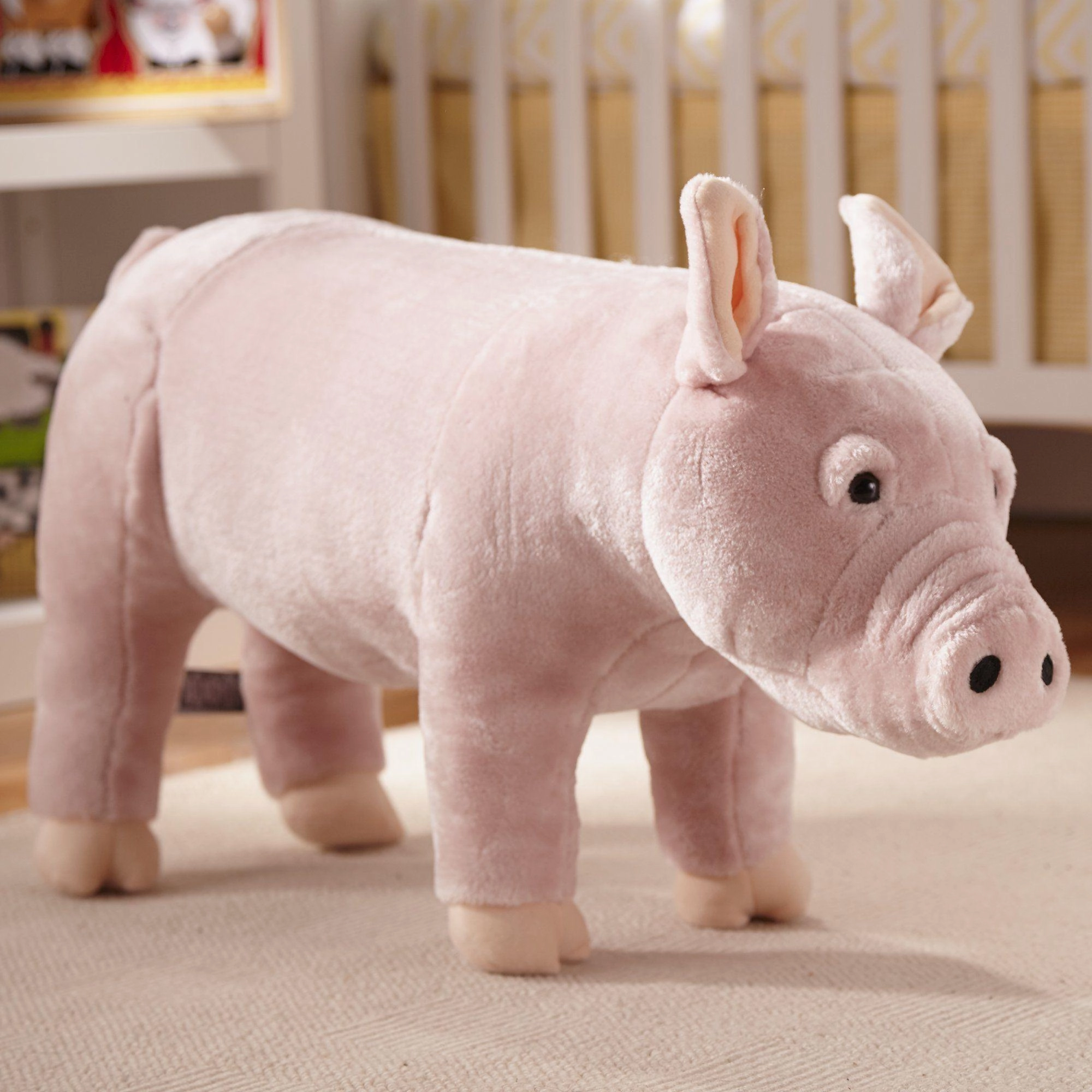 Melissa & Doug 18833 Pig Lifelike Stuffed Animal