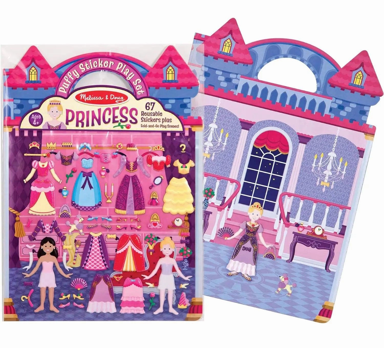 Melissa & Doug 19100 Princesses Reusable Puffy Stickers