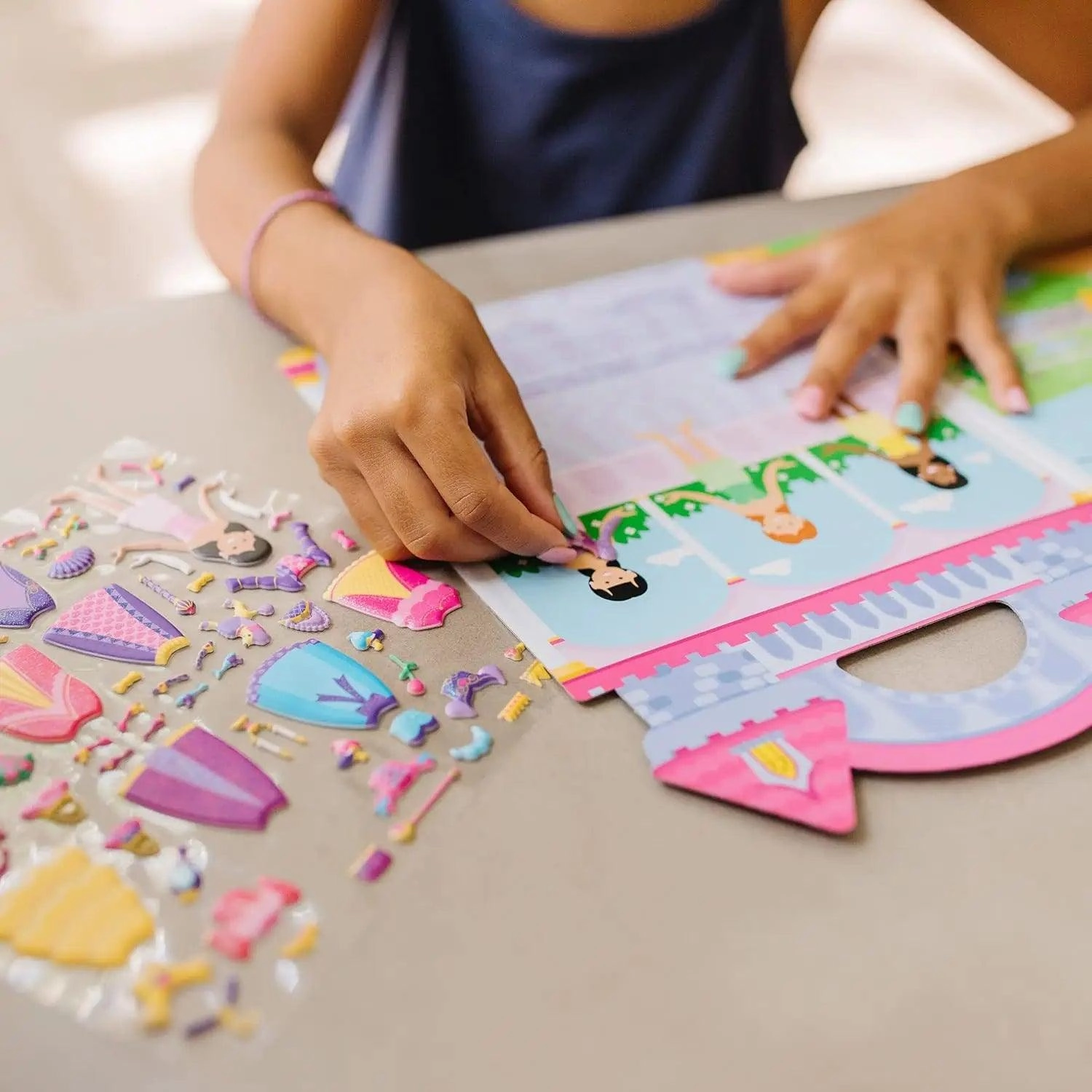 Melissa & Doug 19100 Princesses Reusable Puffy Stickers