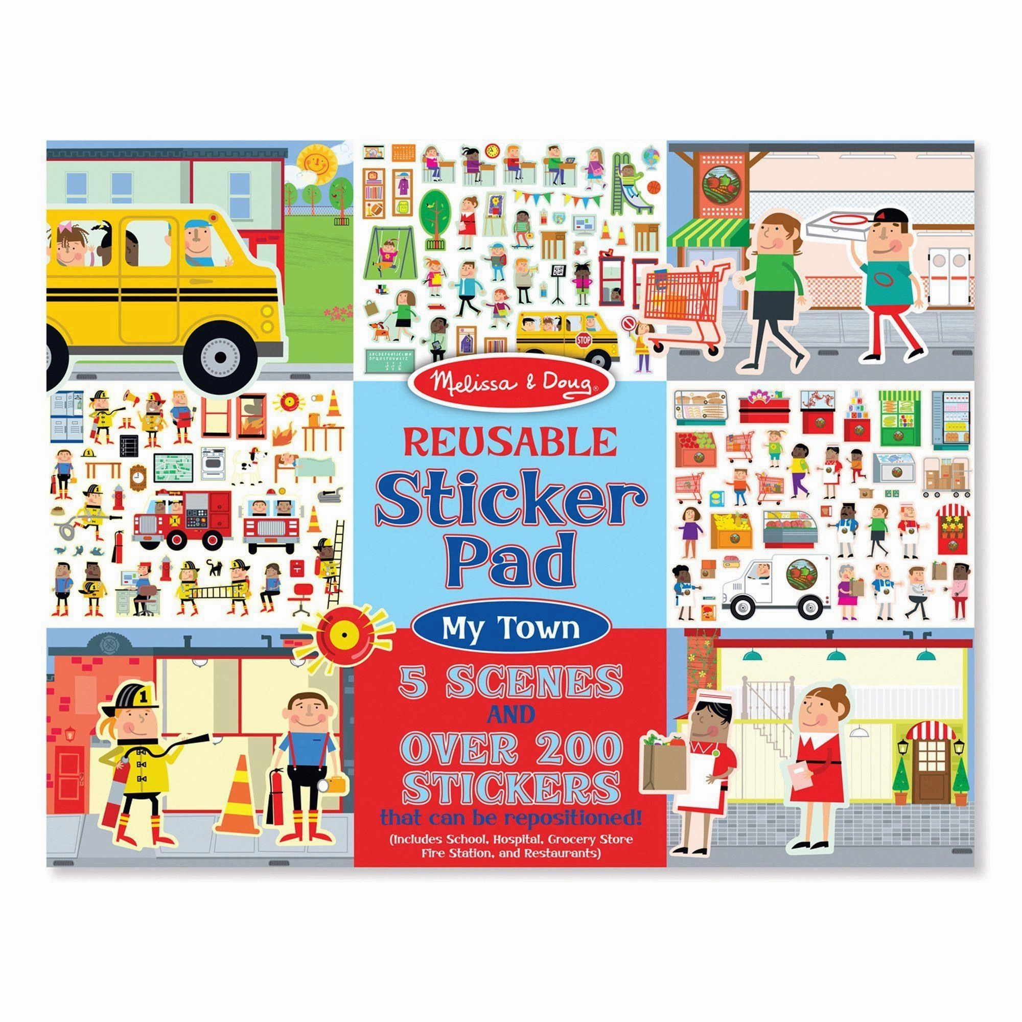 Melissa & Doug 19114 My Town Reusable Stickers