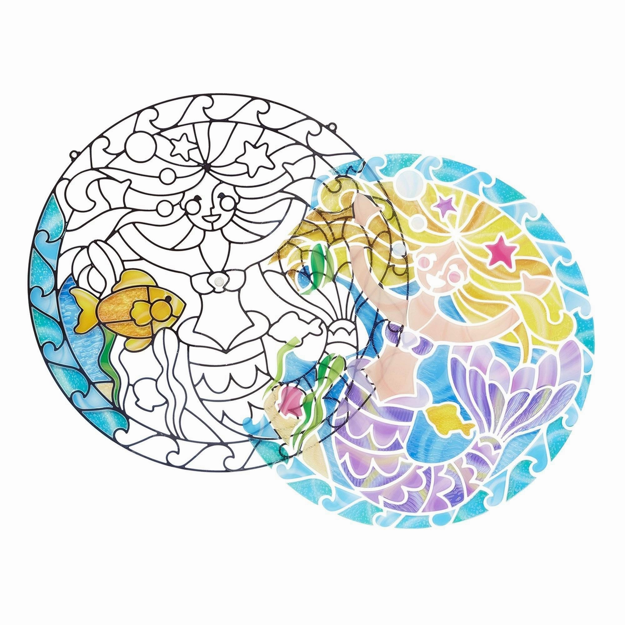 Melissa & Doug 19292 Stained Glass Made Easy - Mermaid