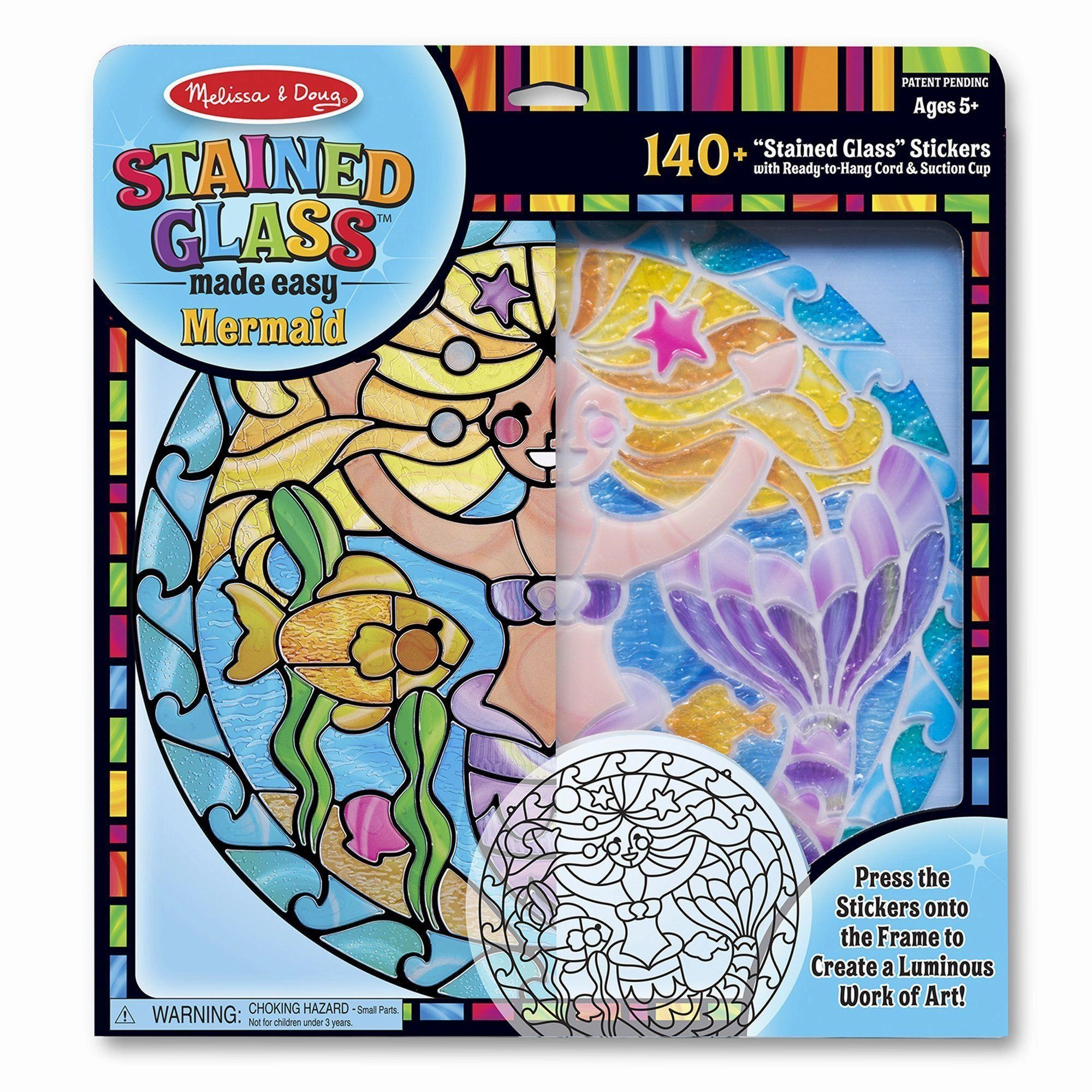 Melissa & Doug 19292 Stained Glass Made Easy - Mermaid