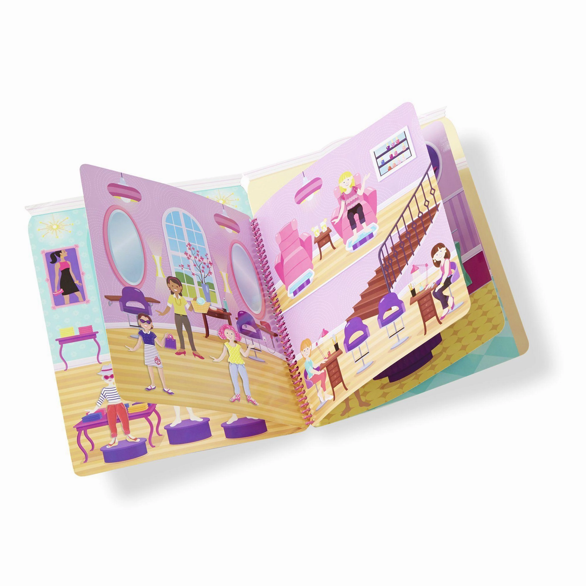 Melissa & Doug 19412 Deluxe Puffy Sticker Album - Day of Glamour