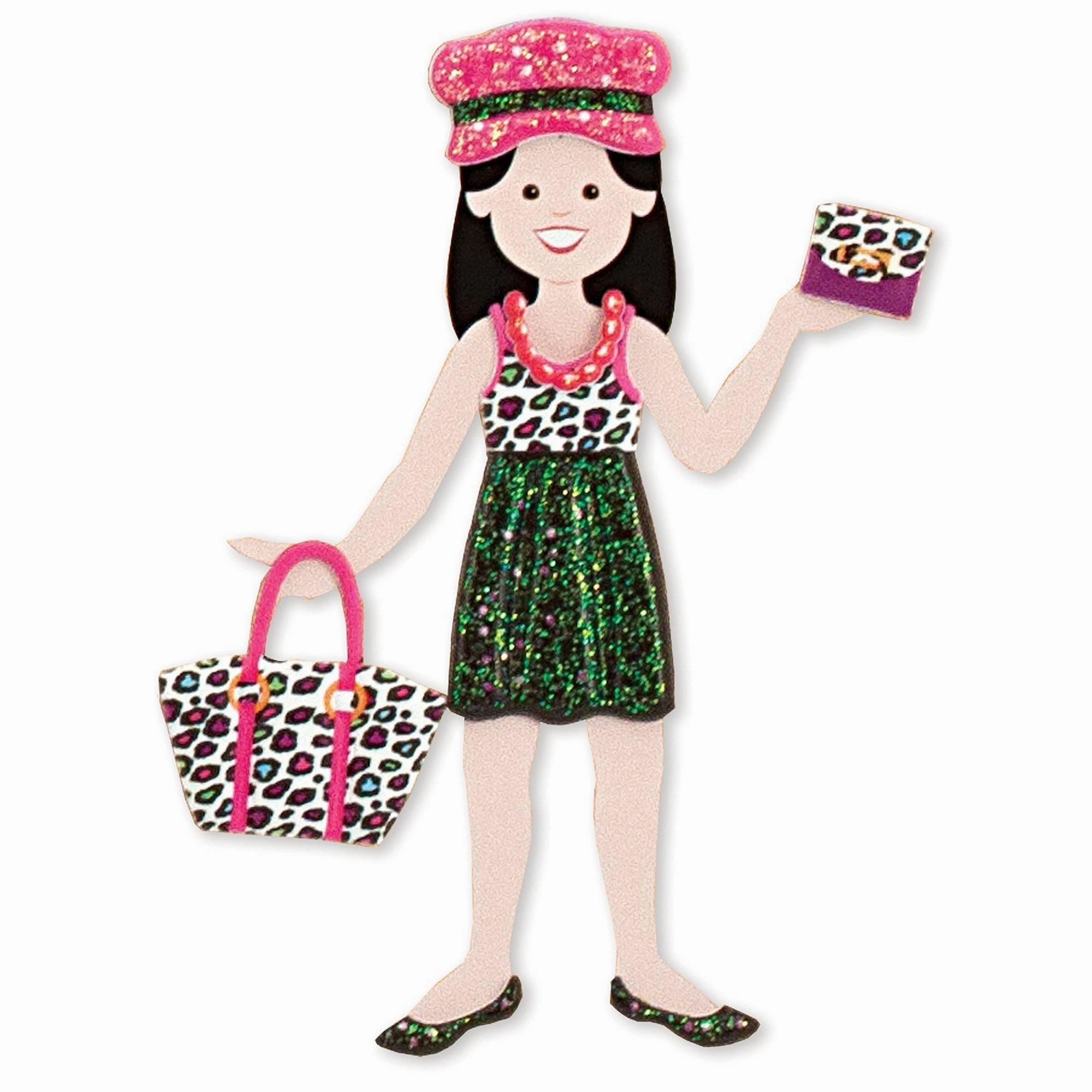 Melissa & Doug 19412 Deluxe Puffy Sticker Album - Day of Glamour