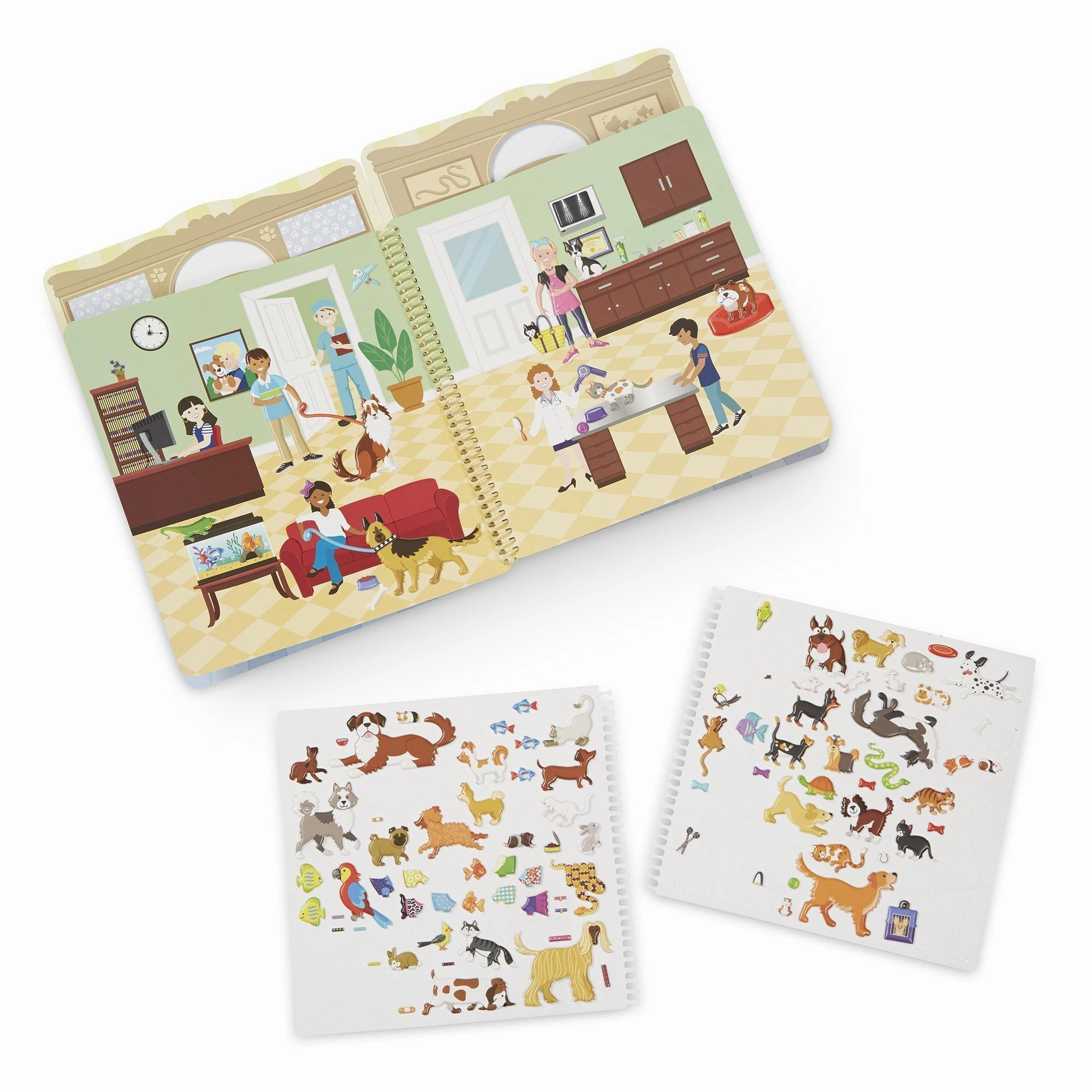 Melissa & Doug 19429 Puffy Sticker Activity Book - Pet Place