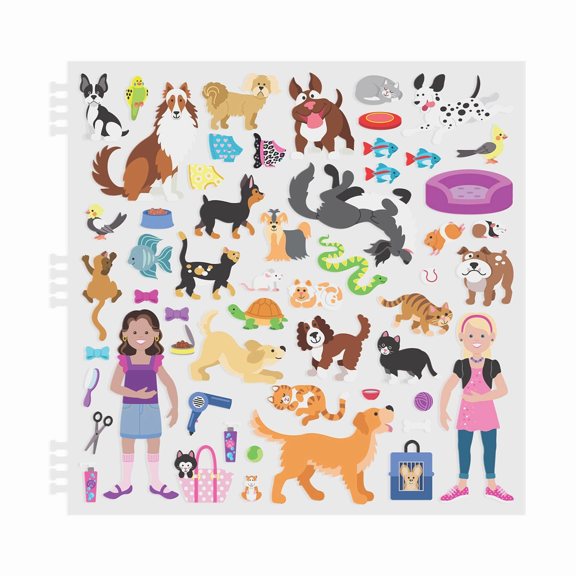 Melissa & Doug 19429 Puffy Sticker Activity Book - Pet Place