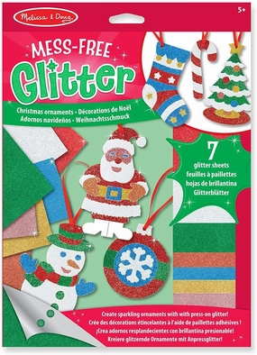 Melissa & Doug 19503 Mess-Free Glitter Christmas Ornaments