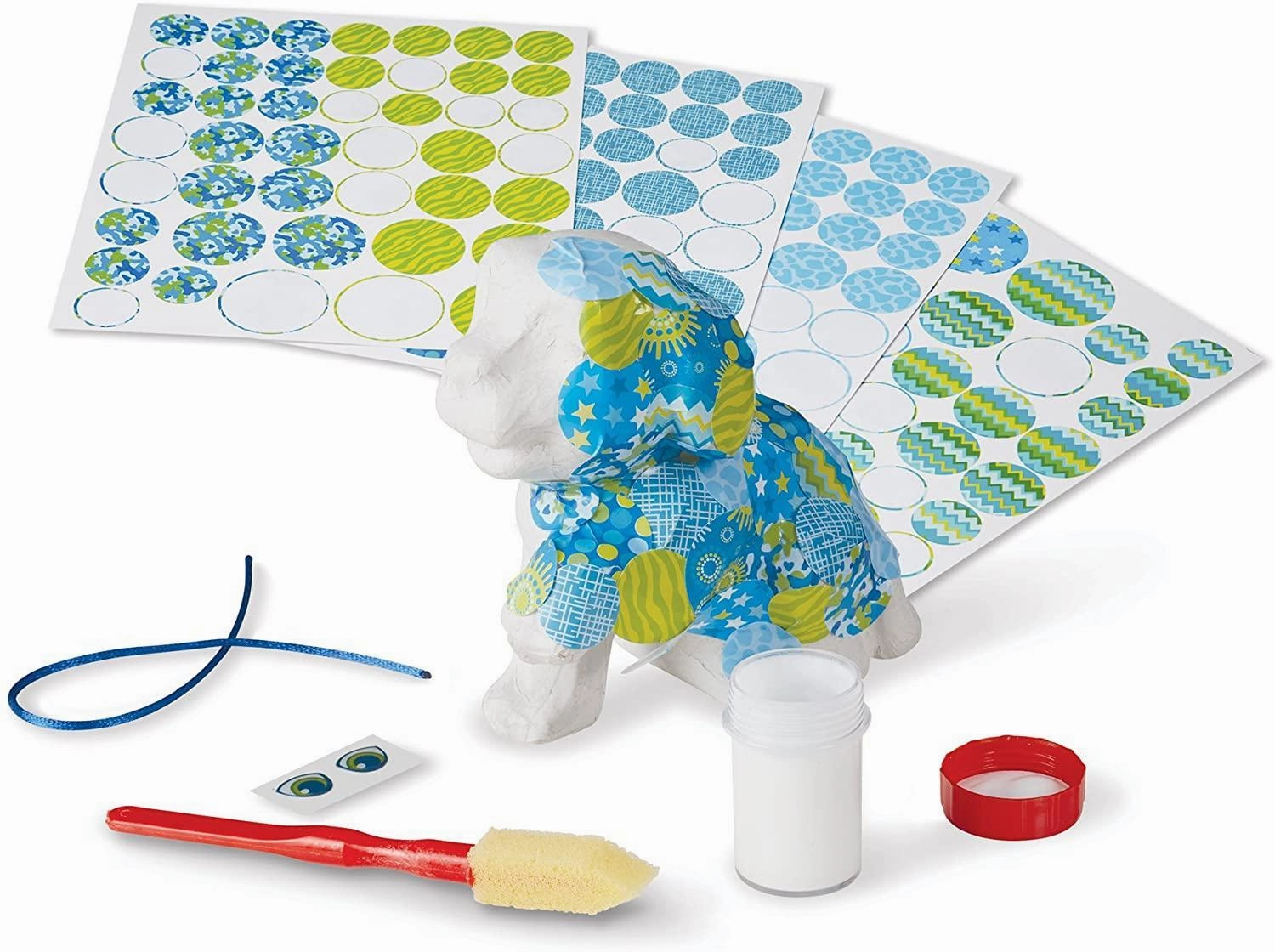 Melissa & Doug 40102 Decoupage Made Easy Puppy Paper Mache Craft Kit